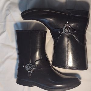 Michael kors motorcycle rain boots